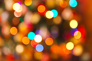 Abstract blurred holiday background