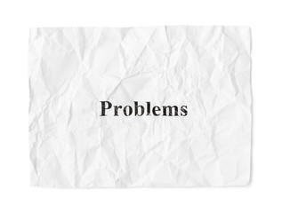 Crumpled paper Problems