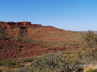 Obraz premium View of the sandstone domes at Kings Canyon