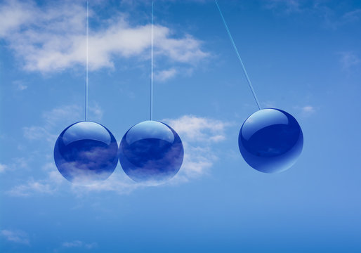 Blue Ball Background