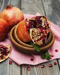pomegranates