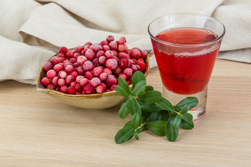 Cowberry juice