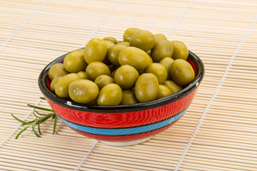 Green olives