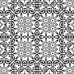 Fototapeta premium Abstract seamless floral background