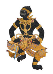Wimolwanorn, one of monkey character in Ramayana Story