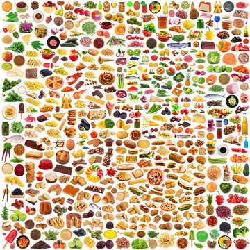 prodotti alimentari collage