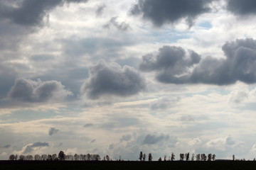 Fototapeta premium cumulus clouds