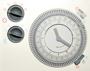 Naklejka premium Central Heating Timer