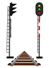 Rail semaphores