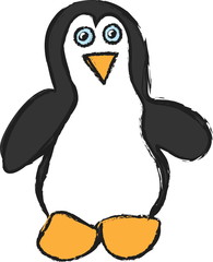 cartoon penguin