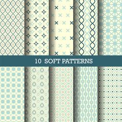 soft blue patterns