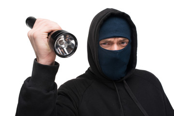 Theft with flashlight