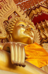 Golden Buddha closeup