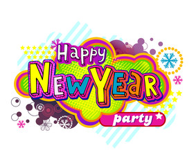 New Year Party banner