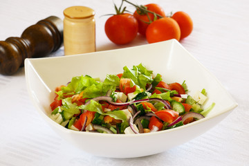 Side dish with vegetable