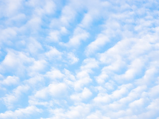 Clouds in blue sky