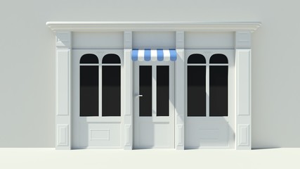 Sunny Shopfront with large windows