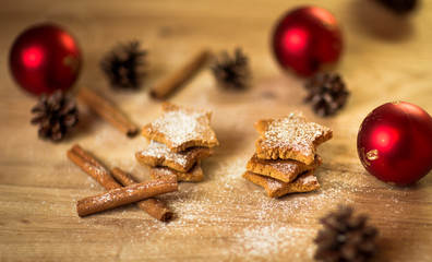 Christmas homemade gingerbread cookies,spice