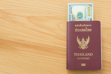 hundred dollar bills thai passport