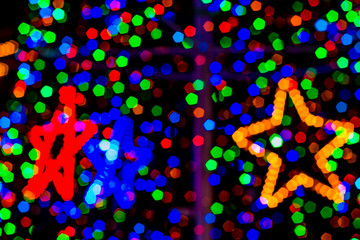 Bokeh light vintage background