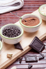 Ingredienti per cioccolatini e praline