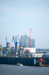 Obraz premium Hafen in Hamburg