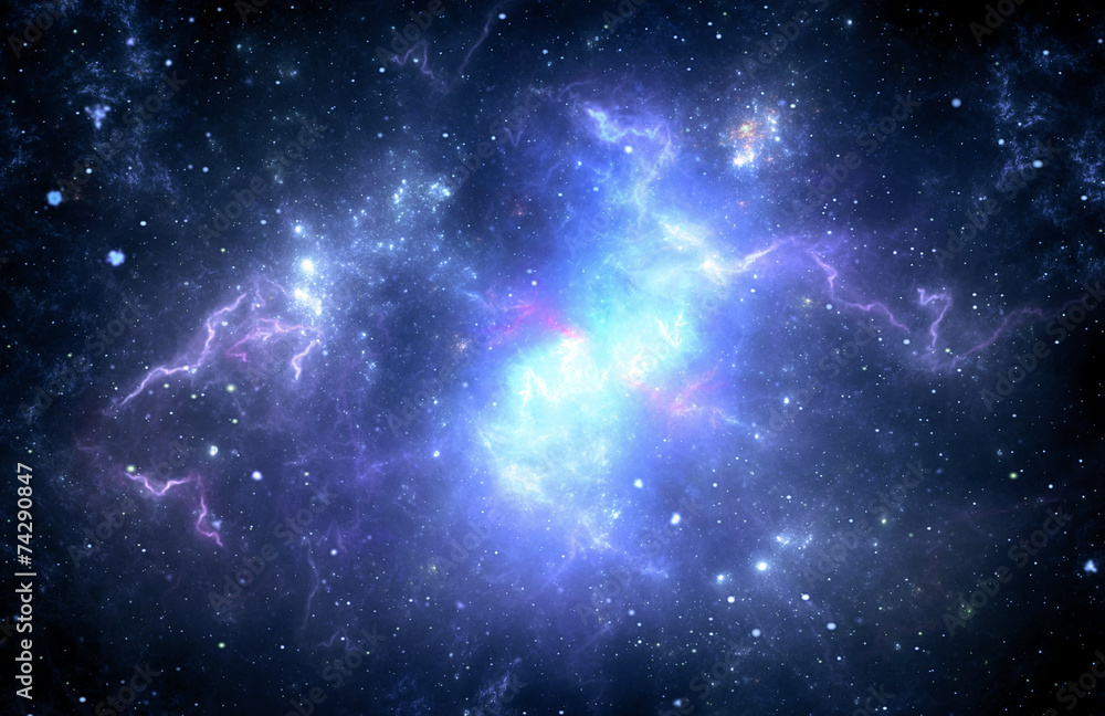 Canvas Prints deep space nebula