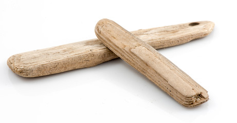 washed out seawood isolated on white