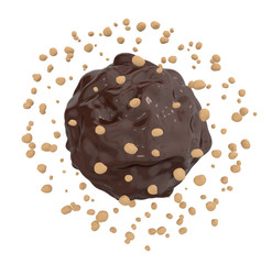 chocolate with hazelnuts
