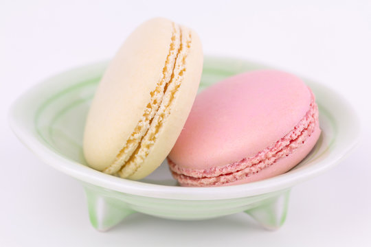 French macarons, close up