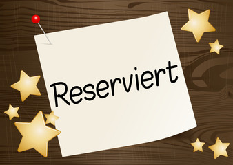 Reserviert