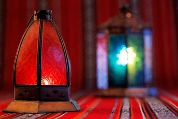 Printed roller blinds Middle East Lanterns are iconic symbols of Ramadan in the Middle East