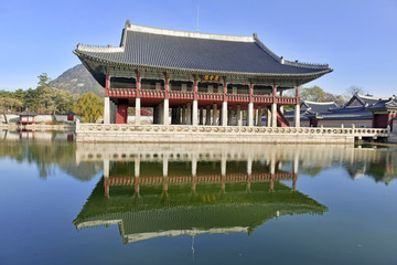 Gyeonghoeru Pavilion, Gyeongbokgung Palace, Seoul Korea