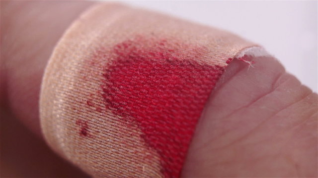 Bloody Bandaged Finger Macro