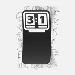 Drawing business formulas: score board