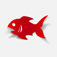 realistic design element: fish