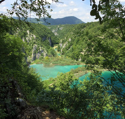 Fototapeta na wymiar Croatia plitvice lakes national park
