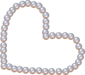 Background with pearls