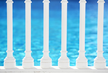 View to sea from balcony