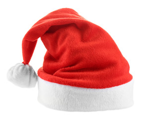 Santa hat isolated on white