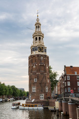 Fototapeta na wymiar Coin Tower (Munttoren) in Amsterdam