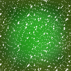 Beautiful snowflakes on abstract background with bokeh effect