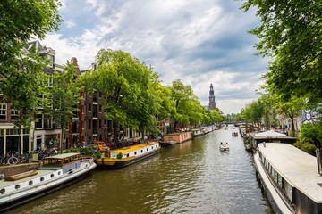 Fototapeta na wymiar Westerkerk in Amsterdam