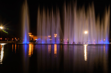 night fountains