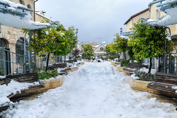 Snow in Jerusalem - 74312026