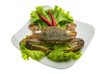 Raw crab