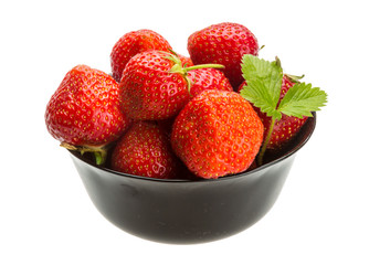 Strawberry in the bowl