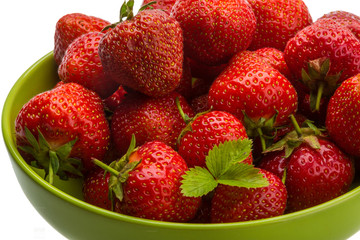 Strawberry in the bowl