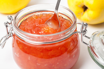 Jar with Quince Jam