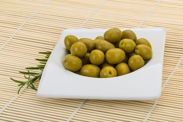 Green olives